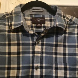 Blue plaid shirt sz Medium